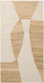 Vloerkleed Lumi van jute/katoen