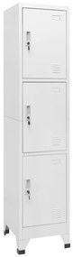 vidaXL Lockerkast met 3 vakken 38x45x180 cm
