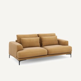 3-zitsbank in linnen fluweel, MARSILE