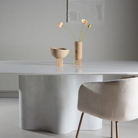 Eettafel Met Afgeronde Hoeken - 110 X 220cm.