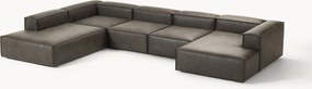 XL leren modulaire bank Lennon