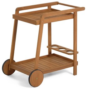 Kave Home Felisa Houten Trolley Voor Buiten - 73 X 55cm.