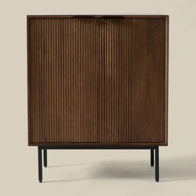 Houten Kastje Met Twee Deuren - 75x40x90cm.
