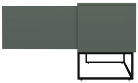 Tenzo Lipp Tv-meubel Met 2 Deuren Groen - 118x43x57cm.