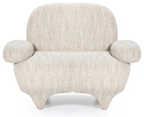 Eleonora Jayden Design Fauteuil Beige Stof