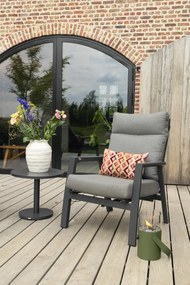 Azoren loungestoel verstelbaar - Antraciet