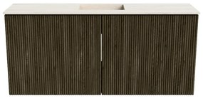 Mondiaz Joya DLux 90cm toiletmeubel shadow met wastafel faye midden zonder kraangat meli