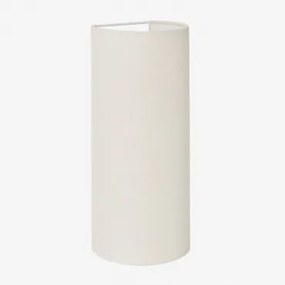 Kiraz Linnen Wandlamp Linnen Wit & ↔︎ 15 X ↑35 Cm - Sklum