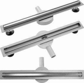 Lineaire afvoer Rea Neo Slim PRO Brush Steel 70