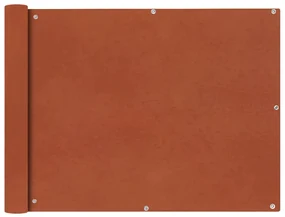 vidaXL Balkonscherm Oxford textiel 90x600 cm terracotta
