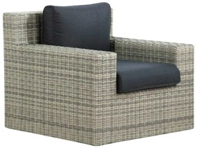 Tuinstoel Wicker Grijs-antraciet Garden Collections Amico