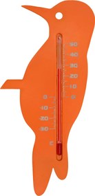 Nature muurthermometer oranje - Specht