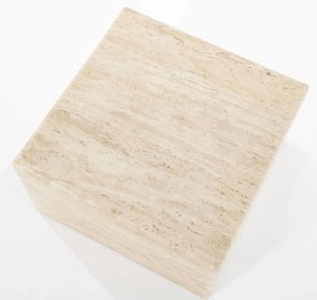 Travertin Salontafel Vierkant - 60 X 60cm.