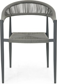 Tuinstoel Rope Grijs-antraciet De Laan Granada