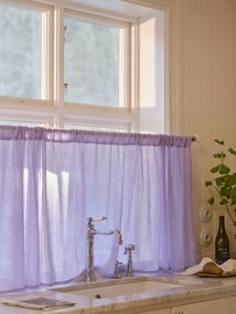 Linnen lichtfilterend gordijn met roedezoom Linn, B 250 cm