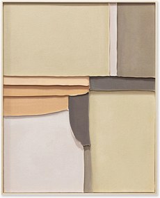 Met de hand geschilderde canvasprint Apricot