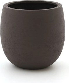 Bloempot Luca Lifestyle Terreno | Taupe Kunststof  | ø55cm | Geschikt voor Buiten en binnen | Kees Smit Tuinmeubelen
