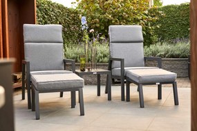 Bistroset 2 personen  Aluminium Grijs Lifestyle Garden Furniture Belmond