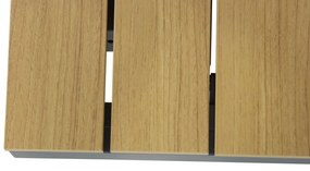 Hoek loungeset 6 personen Aluminium/Polywood (grey teakfinish) Grijs  Lifestyle Garden Furniture Santiago