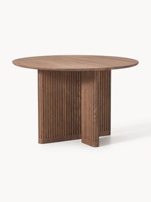 Ronde eettafel Jolka van eikenhout, Ø 120 cm