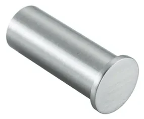 Fortifura Calvi Handdoekhaak - rond - enkel - Geborsteld RVS PVD (RVS) Single_Towelhook_RVS