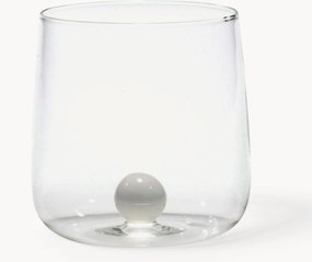 Handgemaakte waterglazen Bilia van borosilicaatglas, 6-delig