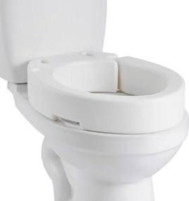 VEVOR toiletbrilverhoger (draagvermogen 136 kg) met een hefhoogte van 88,9 mm, verhoogde toiletbril met vergrote opening voor ouderen, verlengde toiletpotten.