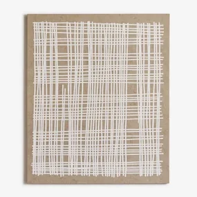 Decoratief Canvas 100x120 Cm Helior Natuurlijke Kleuren - Sklum