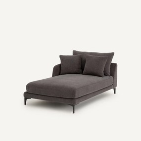 Longchair van gevlochten polyester, MODERNISTE, ontwerp Emmanuel Gallina