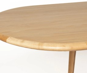 Zuiver Twist Oval Oak Uitschuifbare Eettafel Eiken 185-240 Cm - 90 X 185cm.