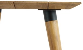 Dining Tuintafel rechthoekig 170 x 100 cm Teak Naturel teak Sophie