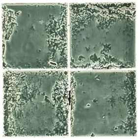 Terre d'azur Denia wandtegel 10x10cm groen