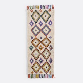 Gekleurd vloerkleed in berberstijl Ourika