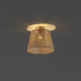 Japandi buiten plafondlamp met beige touw IP54 - Jayla
