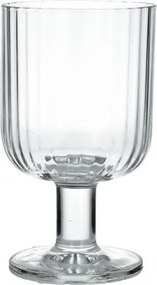Wijnglas, geribbeld glas, stapelbaar, 270 ml
