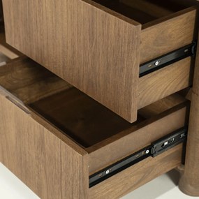 Houten Kast Met Vakken En Deuren - 100x40x180cm.