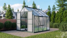 Vitavia Meridian 2 serre - 6,7m² - met 6 mm polycarbonaat - Donkergroen