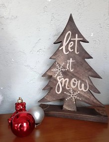 Wanddecoratie Let It Snow | Mioli Decor