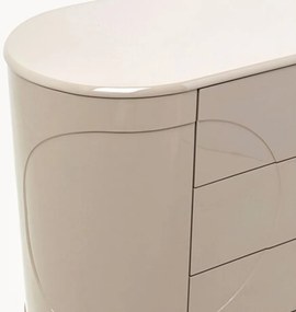 Beige Retro Ladekast - 100x42x75cm.
