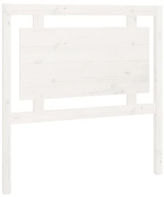 vidaXL Hoofdbord 95,5x4x100 cm massief grenenhout wit
