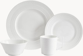 Fine Bone China ontbijtset Intaglio, 4-delig