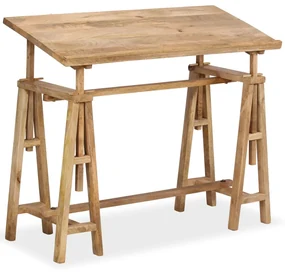 vidaXL Tekentafel 116x50x76 cm massief mangohout