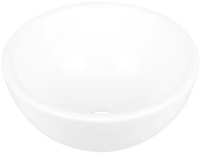 Differnz Boomer Waskom - 20x20x10cm - keramiek - rond - glans wit 36.102.20