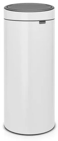 Brabantia Touch Bin Afvalemmer - 30 liter - kunststof binnenemmer - wit 115141
