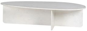 Richmond Interiors Brandon Organische Salontafel Wit Marmer - 170 X 95cm.