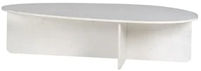 Richmond Interiors Brandon Organische Salontafel Wit Marmer - 170 X 95cm.