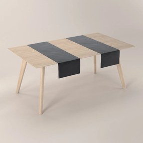 Dekoria Rechthoekige tafelloper, zwart, 40 x 130 cm