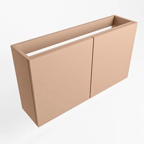 Mondiaz FOWY fonteinonderkast - 90x22x50cm - 2 deuren - push to open - softclose - Rosee FOWYTO90Ros2D