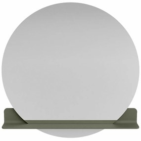 Mondiaz Spot spiegel rond Ø100cm met planchet army