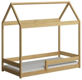 Peuter Wit  Hemelbed in de vorm van een huis - Cabana 5059914073889 Children's Beds Home, 180x80, Matras van schuim/latex van 10 cm Children's Beds Ho